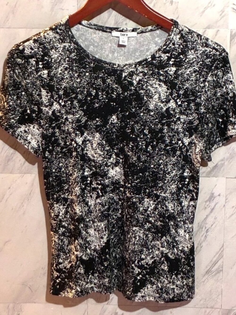 Bar III “Pretty in Paint” Abstract Print Top – Size Large